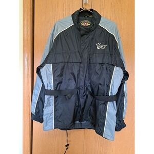 Vintage Victory Motorcycles Polaris Weather Foldable Rain Men's Jacket Zip XXL